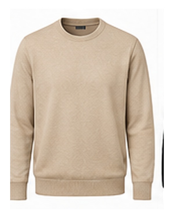Beige Crew Neck Sweater