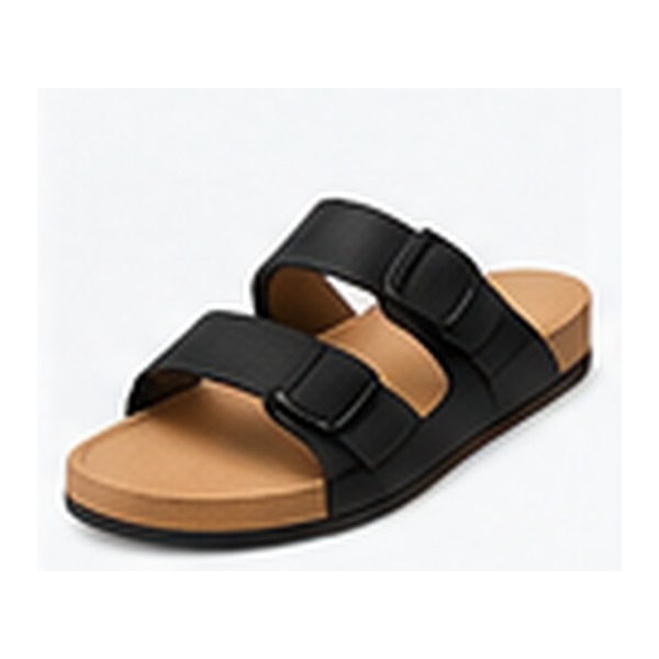 Black Strap Sandals