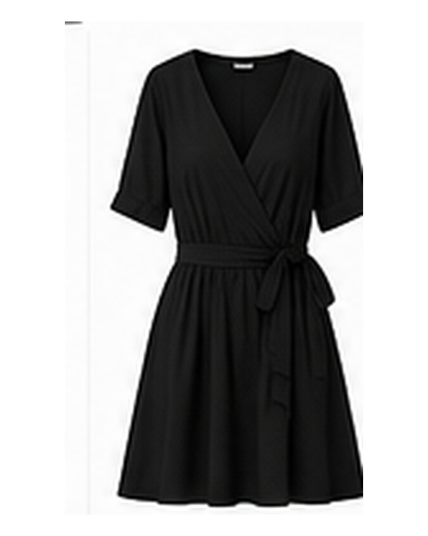 Black Wrap Dress