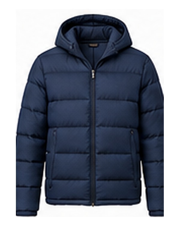 Navy Puffer Jacket