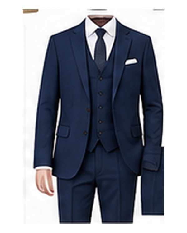 Navy Three Piece Suit