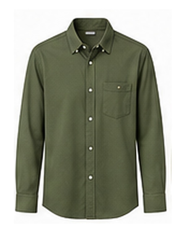 Olive Button Down Shirt