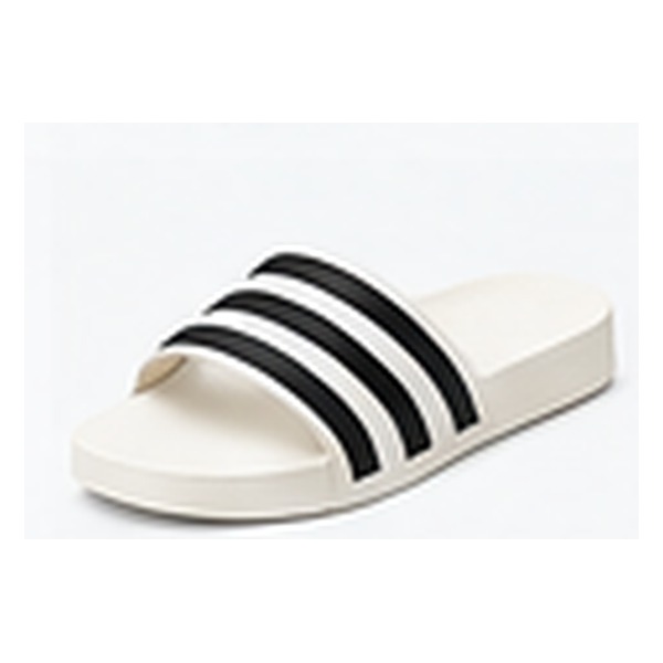 White Striped Slides